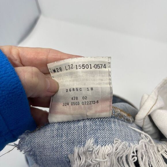 Vintage Levi’s 501 shorts Sz 28 - Picture 2 of 5